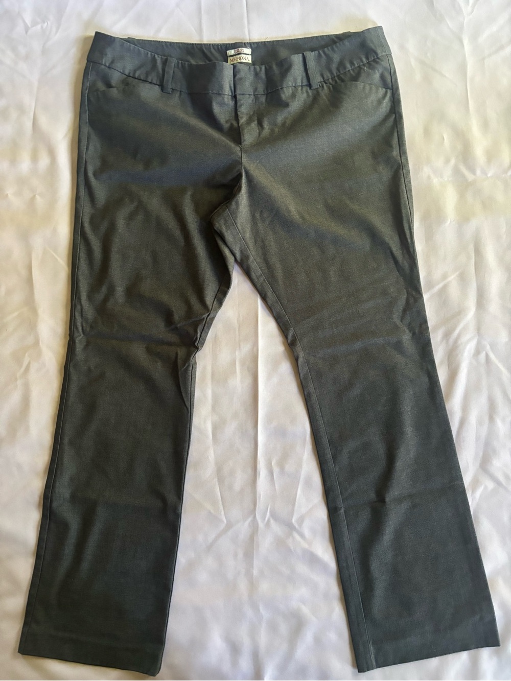 Merona Women's Gray Straight Leg Pants